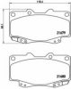 TOYOT 0446504630 Brake Pad Set, disc brake